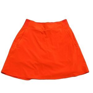 Athleta Orange Athletic Skirt Built-In Shorts Size 0 Tennis Golf Running